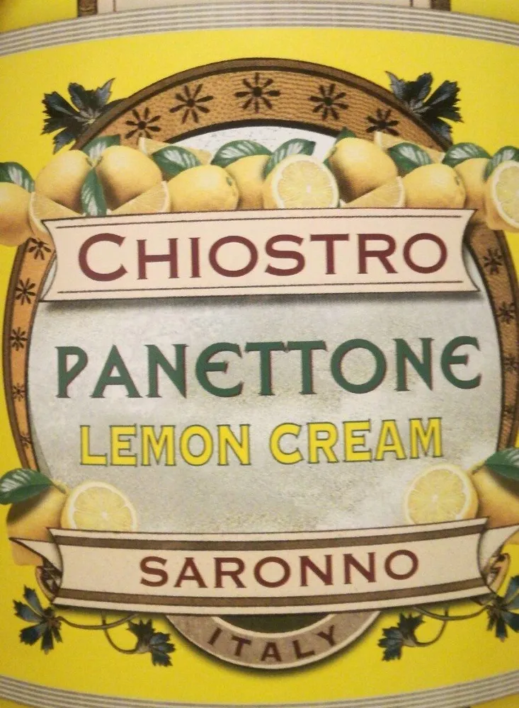 Panettone lemon cream