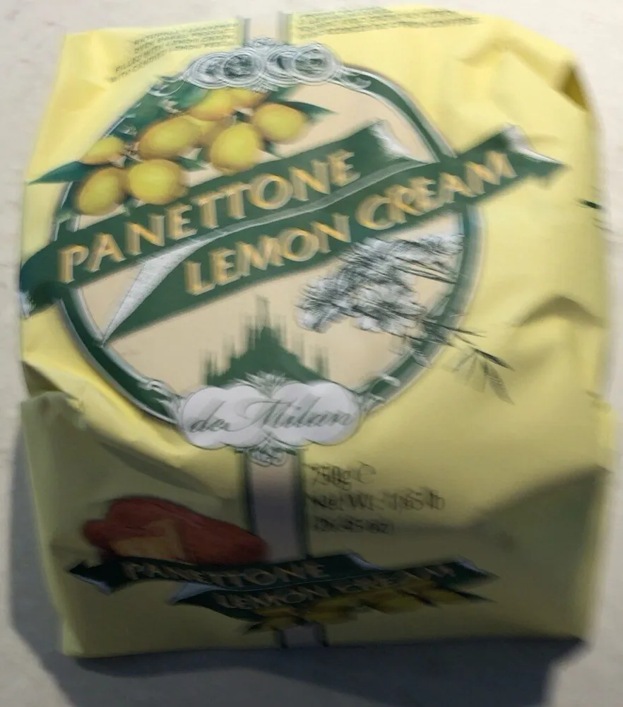 Panettone lemon cream