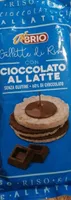 Gallette di riso con cioccolato al latte