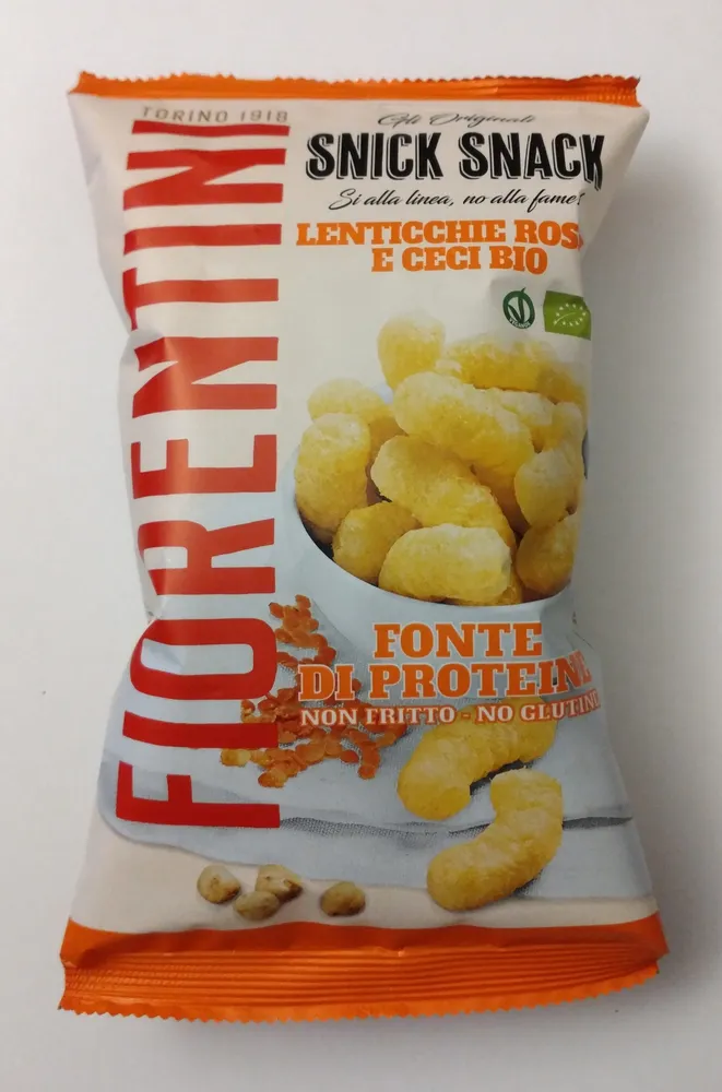 Snick Snack Lenticchie rosse e ceci bio
