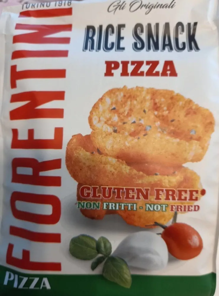 Rice snack pizza
