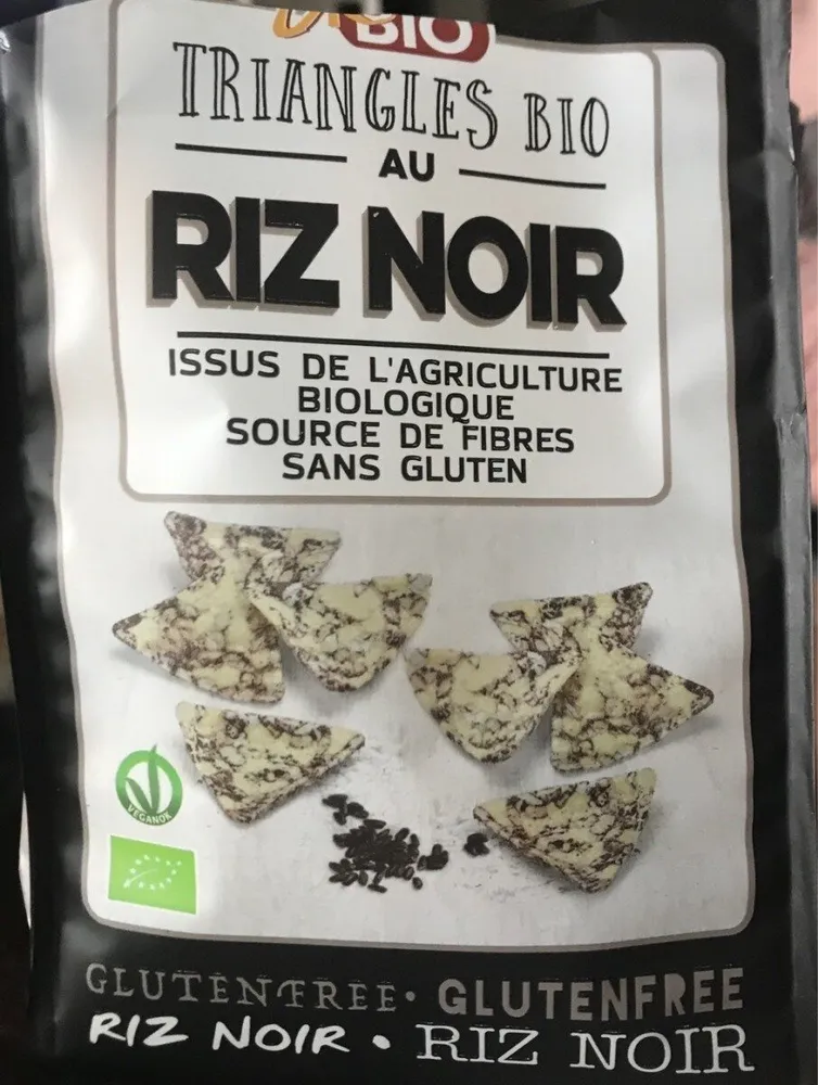 Triangles bio au riz noir