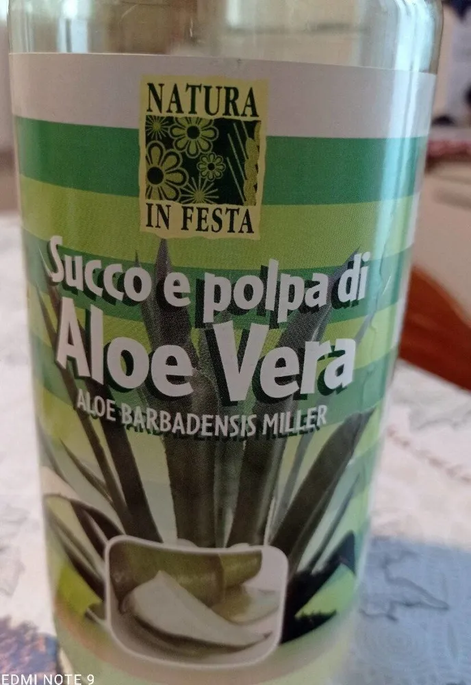 Succo e polpa di aloe vera