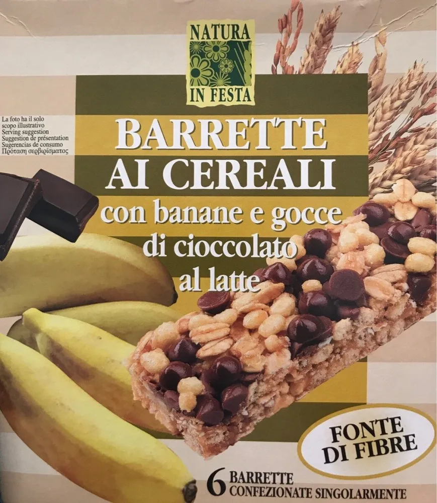Barres de céréales Chocolat-Banane