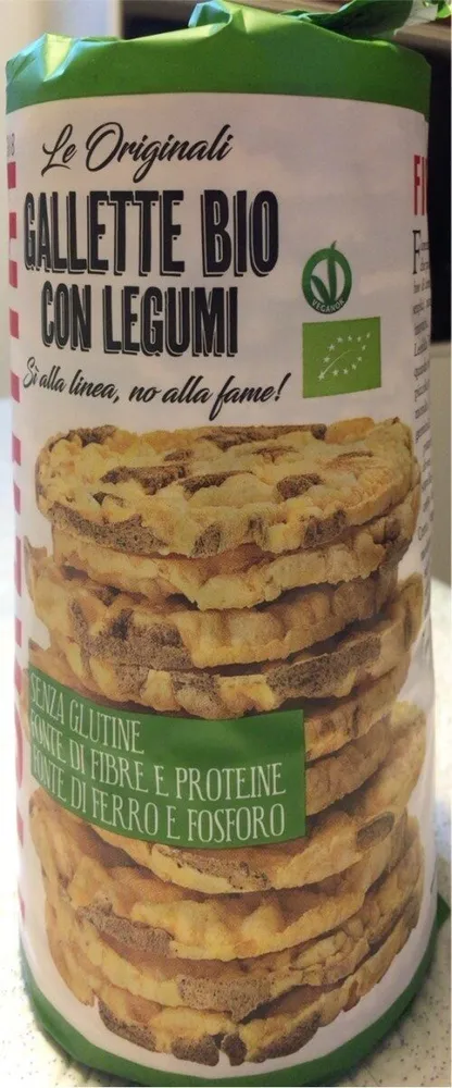 Gallette bio con legumi