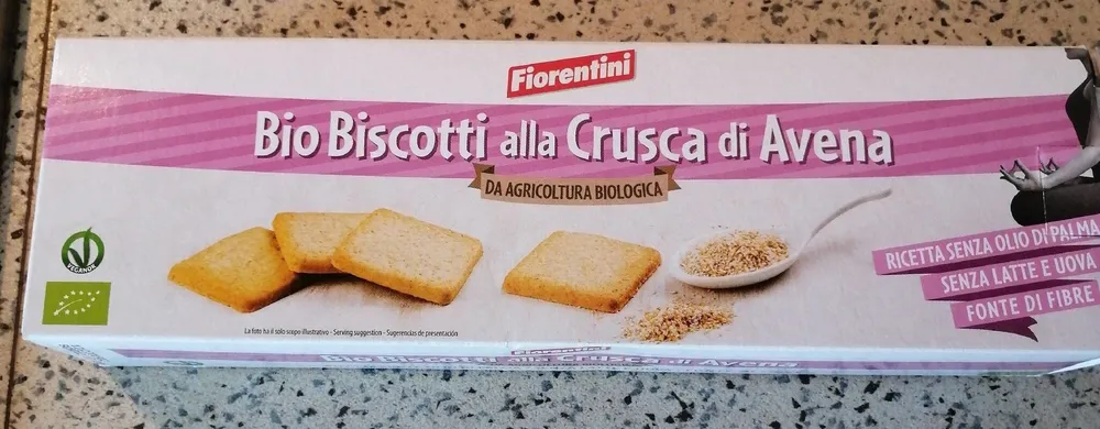 Bio biscotti alla crusca di avena