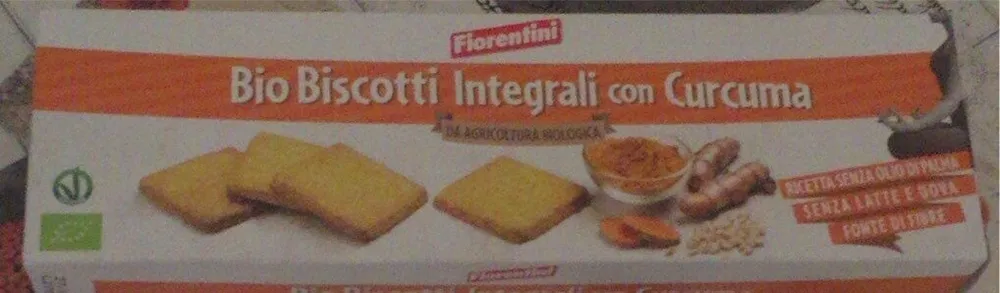 Biscotti integrali con curcuma