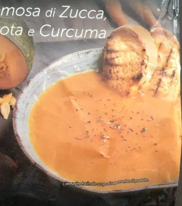 Cremosa di zucca carota e curcume