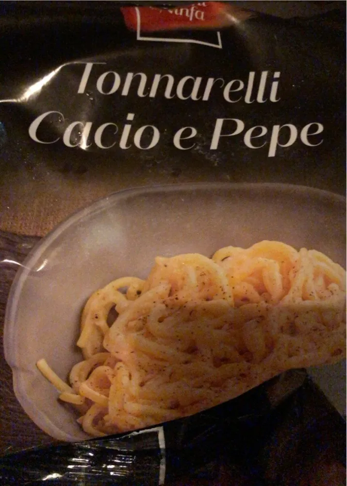 Tonnarelli cacio e pepe