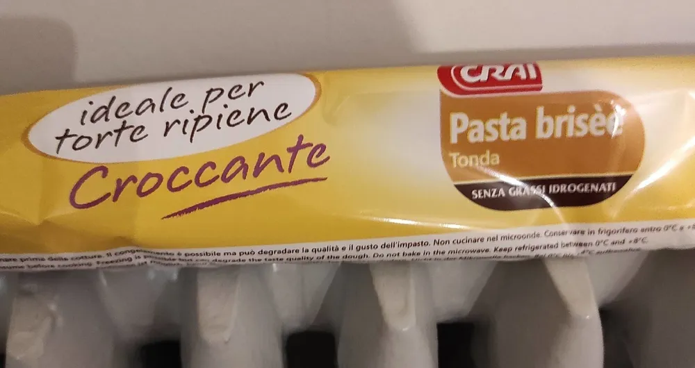 Pasta brisée tonda