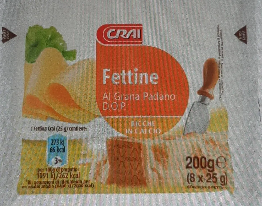 Fettine al grana padano D.O.P