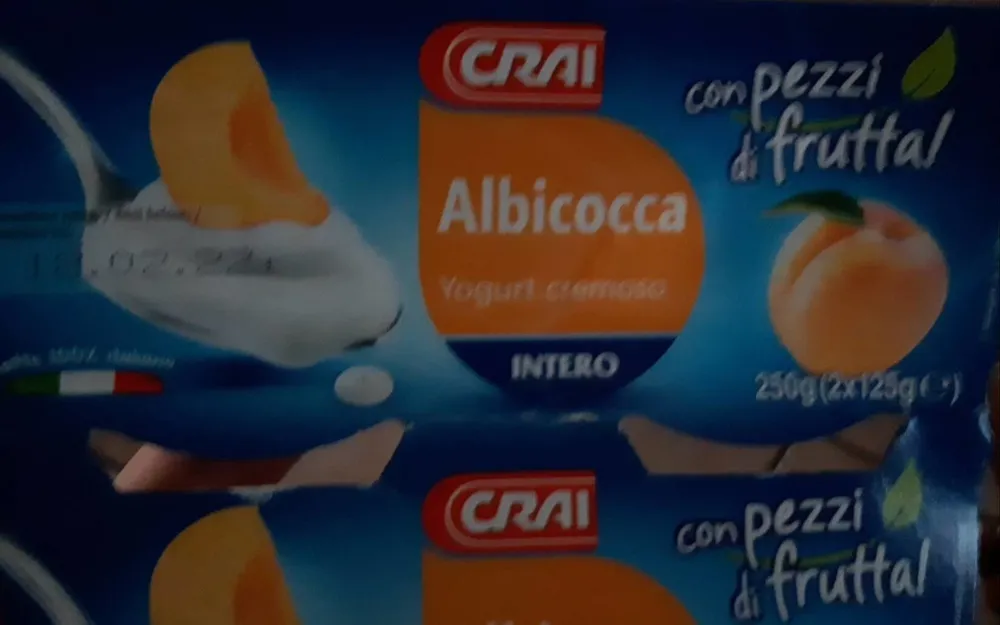 Yogurt cremodo albicocca