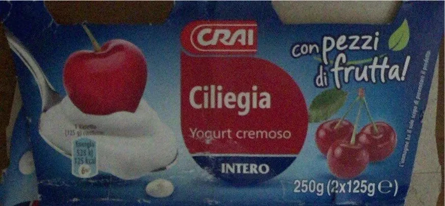 Yogurt cremoso intero ciliegia