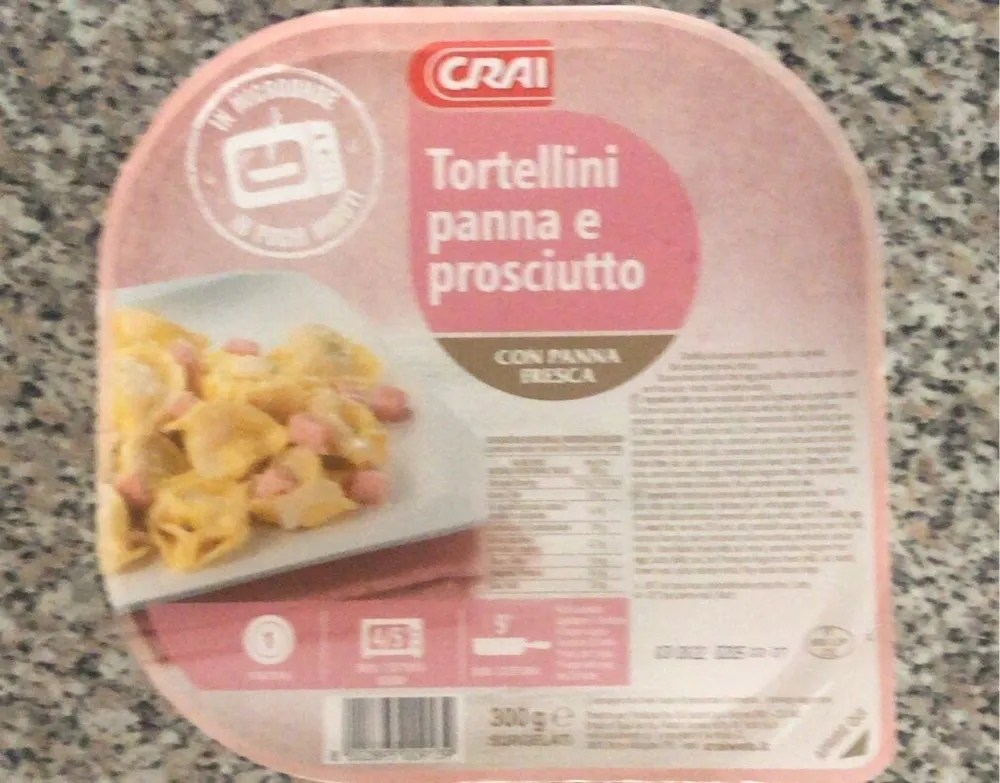 Tortellini panna e prosciutto