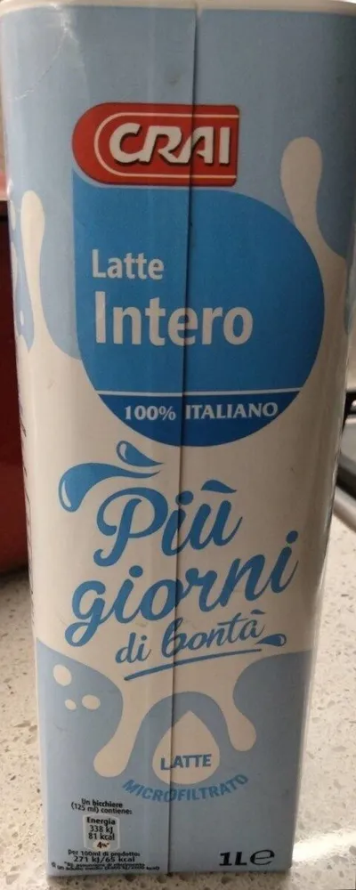 Latte Intero più giorni