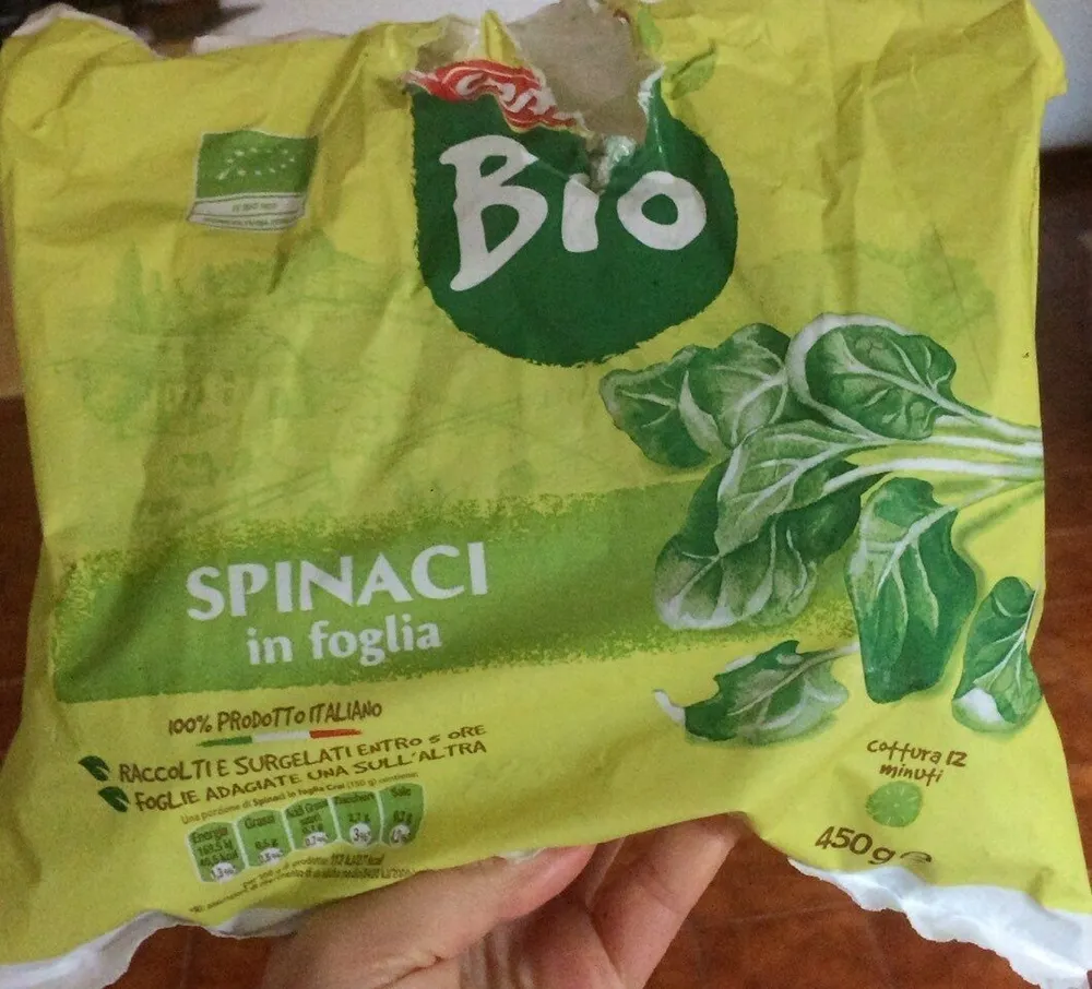 Spinaci in foglia