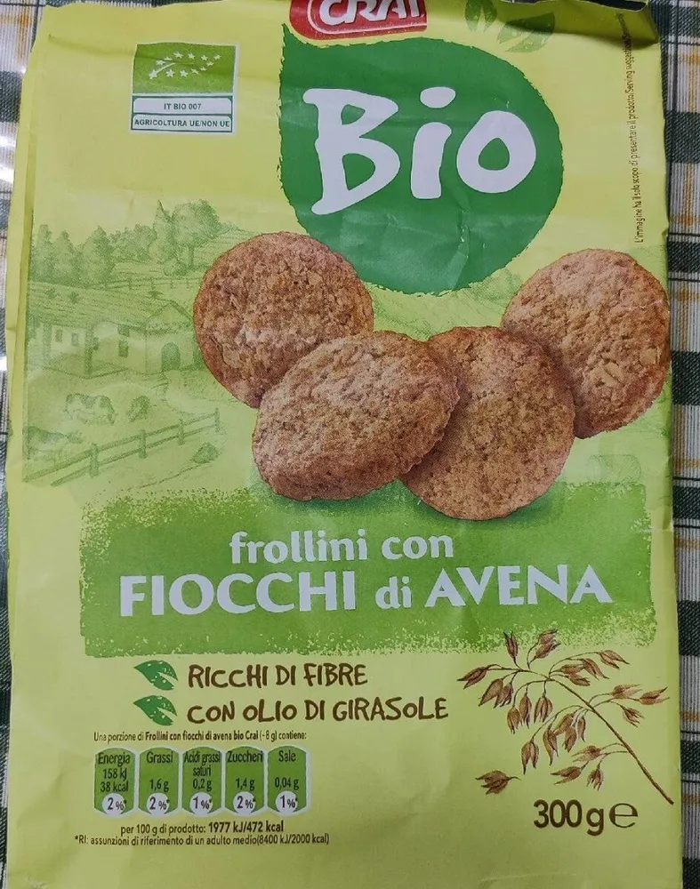 Frollini con fiocchi di avena