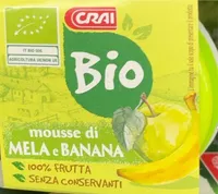 Mousse di mela e banana