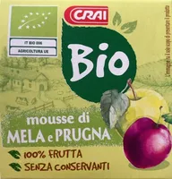 mousse di mela e prugna