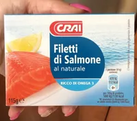 Filetti di salmone al naturale