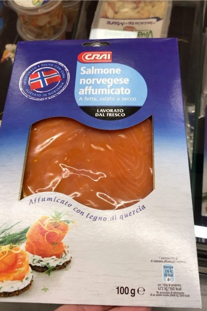 Salmone norvegese affumicato