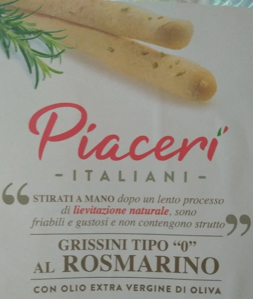 Grissini tipo '0' al rosmarino