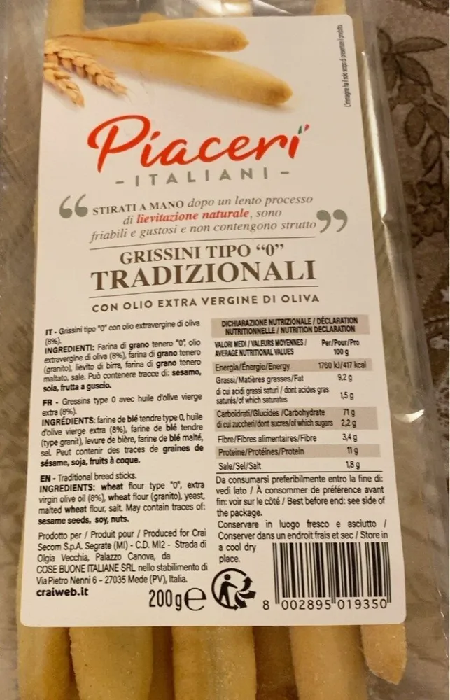 Grissini tradizionali