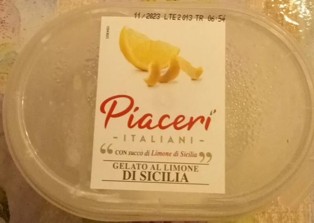Piaceri Italiani Gelato al lupo nome di Sicilia