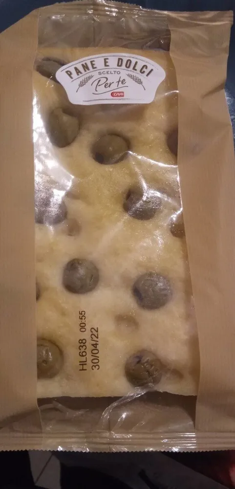 Focaccia con olive