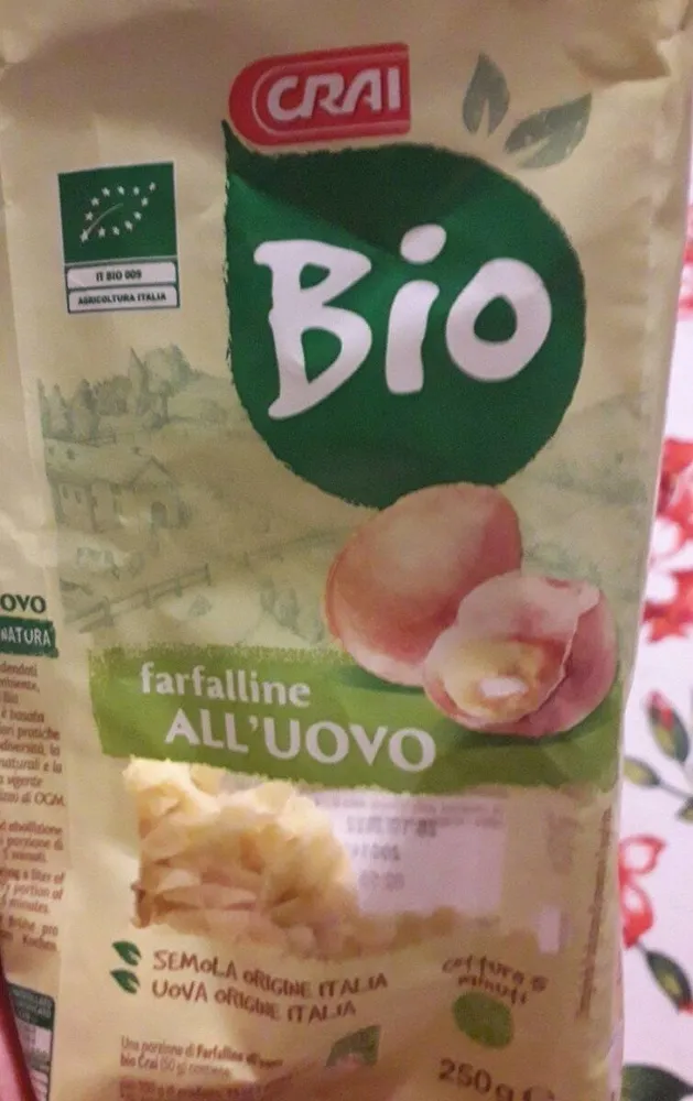 Farfalline all'uovo