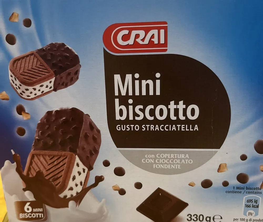 Mini biscotto, Stracciatella