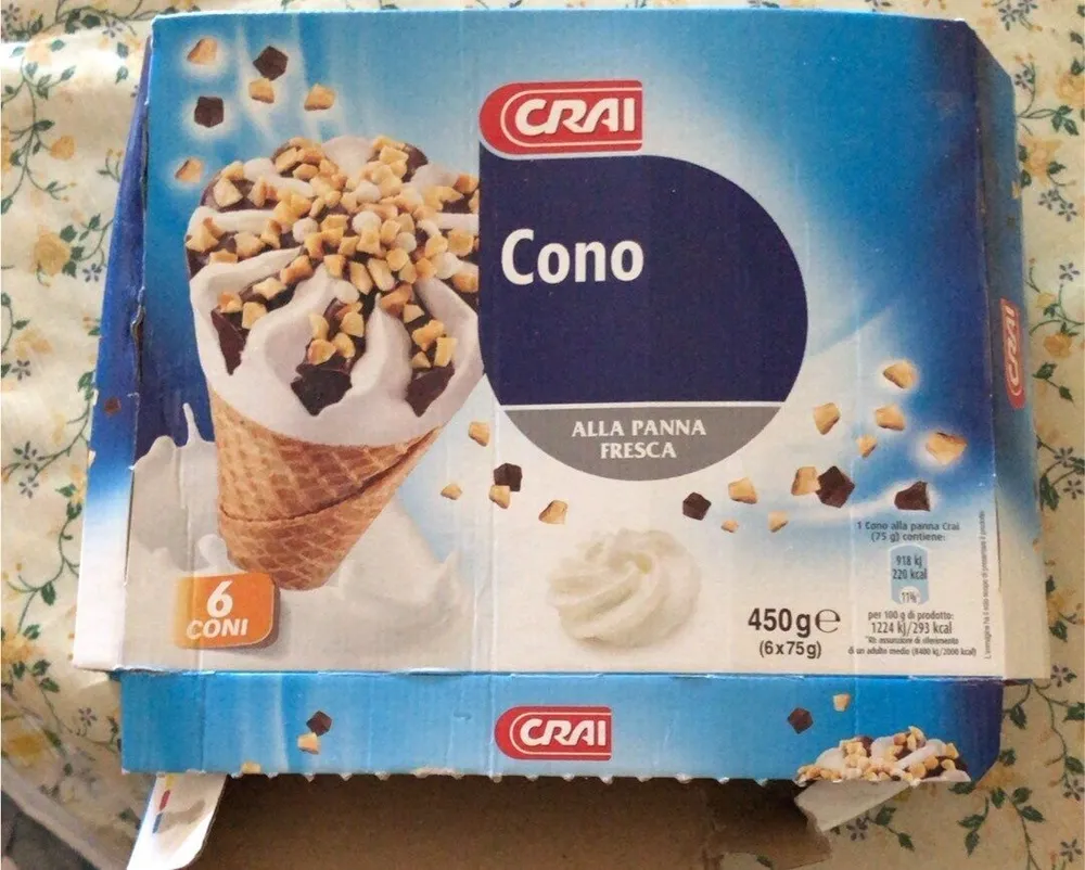 Cono alla panna