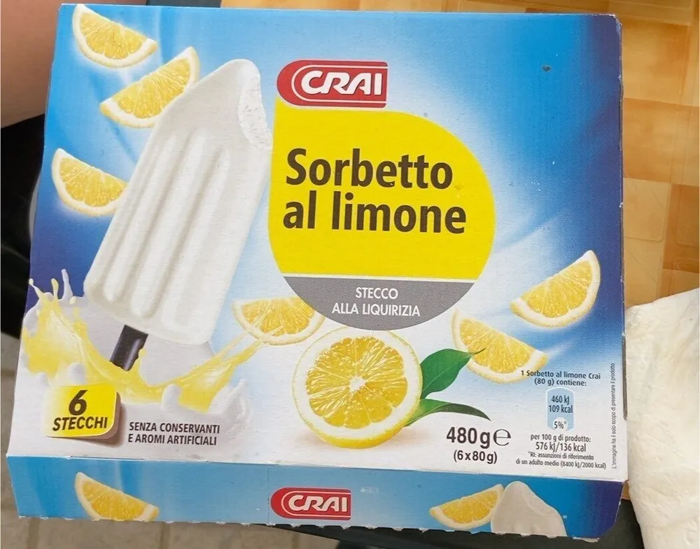Sobertto al limone