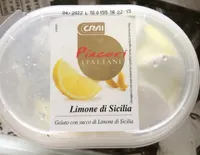 Gelato con succo di Limone di Sicilia