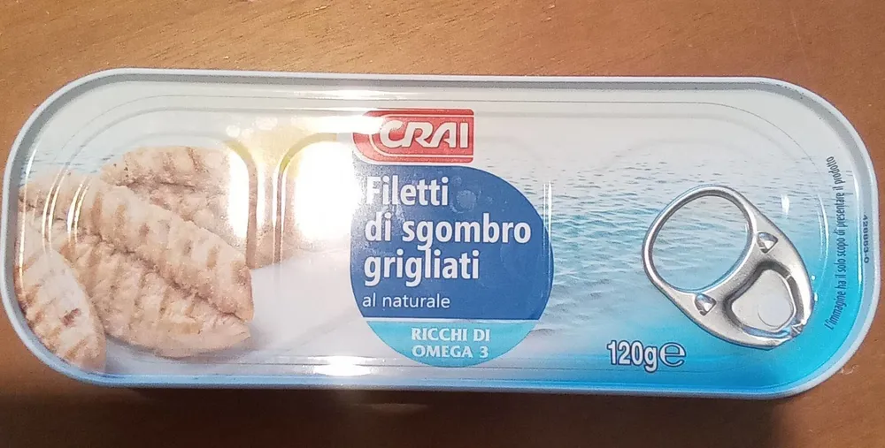 Filetti di sgombro grigliati al naturale