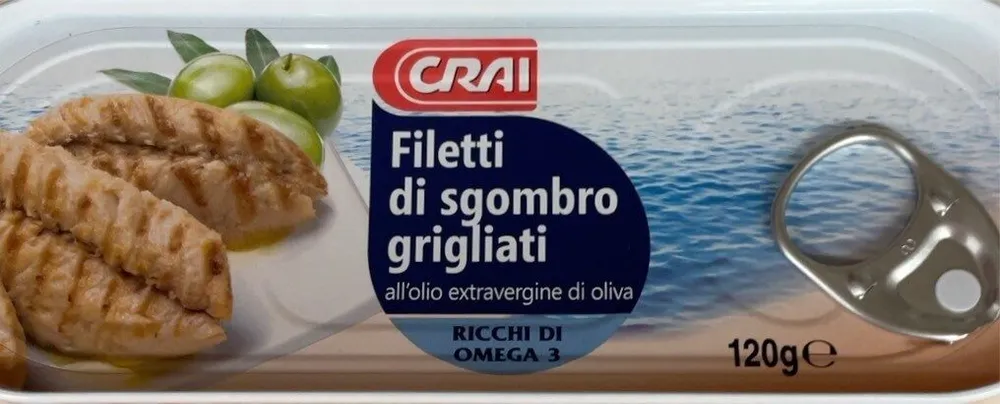 Filetti di sgombro grigliati