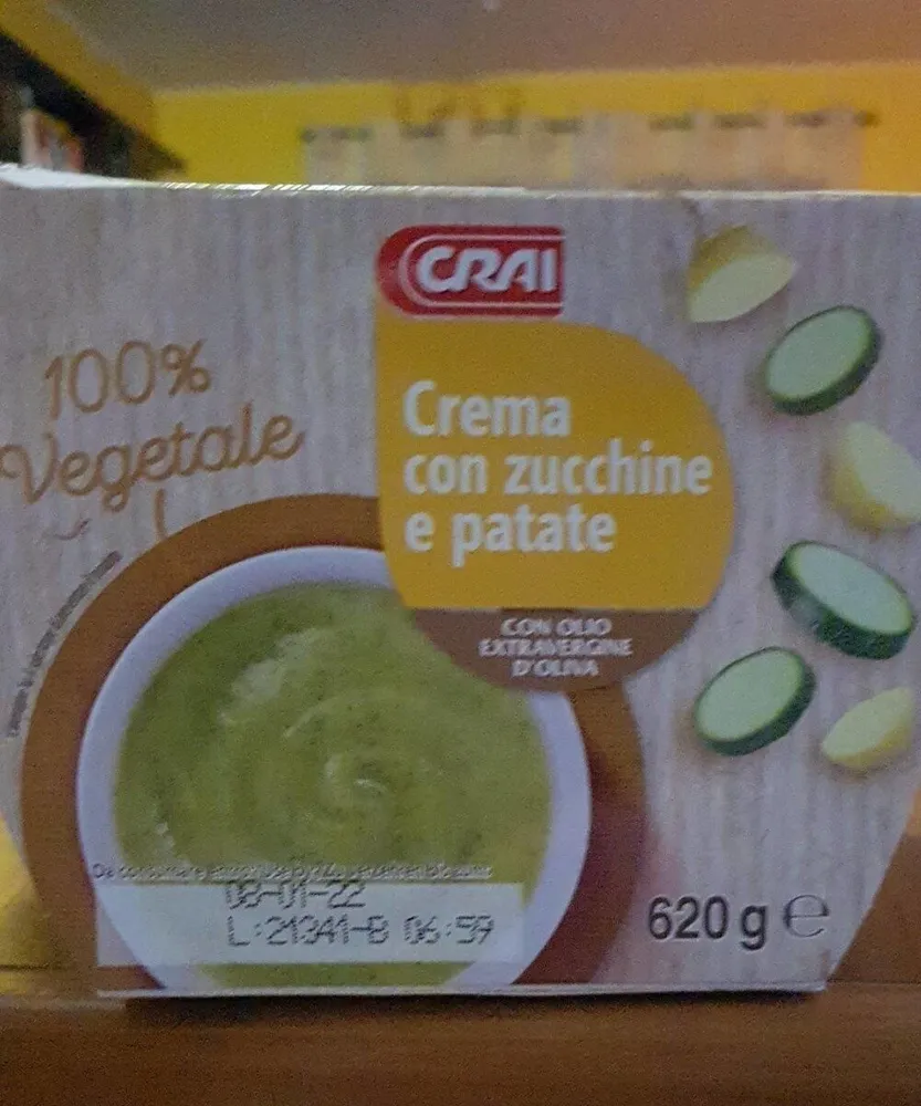 Crema con zucchine e patate