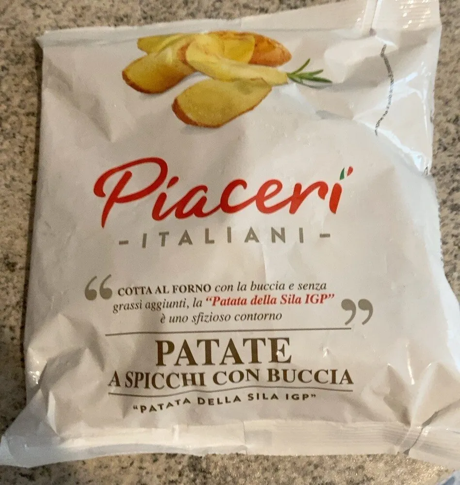 Patate a spicchi con buccia