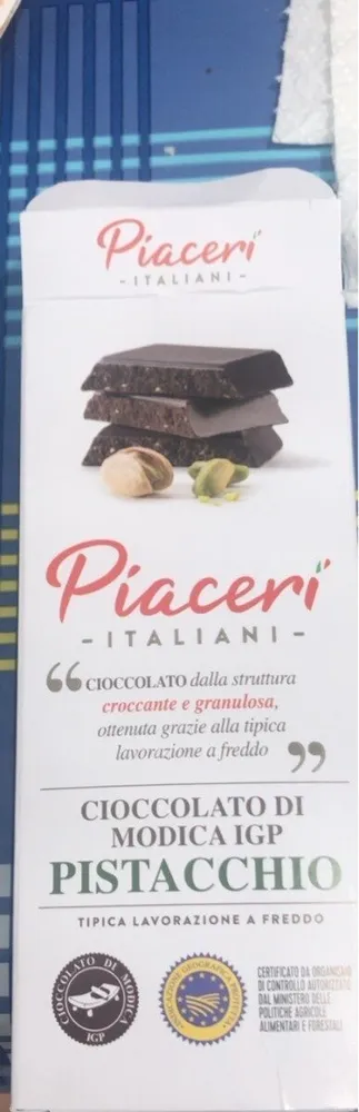 Cioccolato di Modica IGP al pistacchio