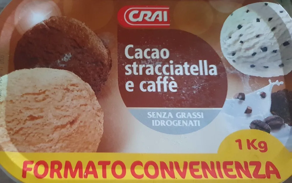 Cacao stracciatella e caffè