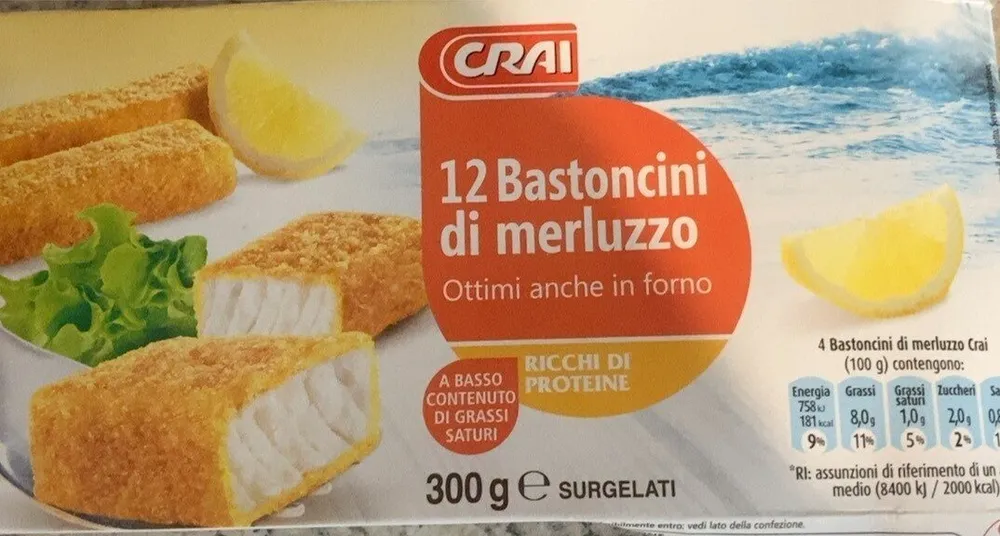 Bastoncini di merluzzo