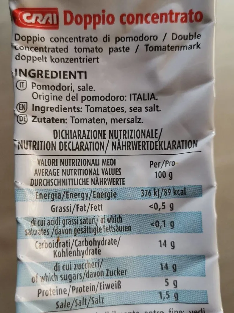Doppio concentrato di pomodoro