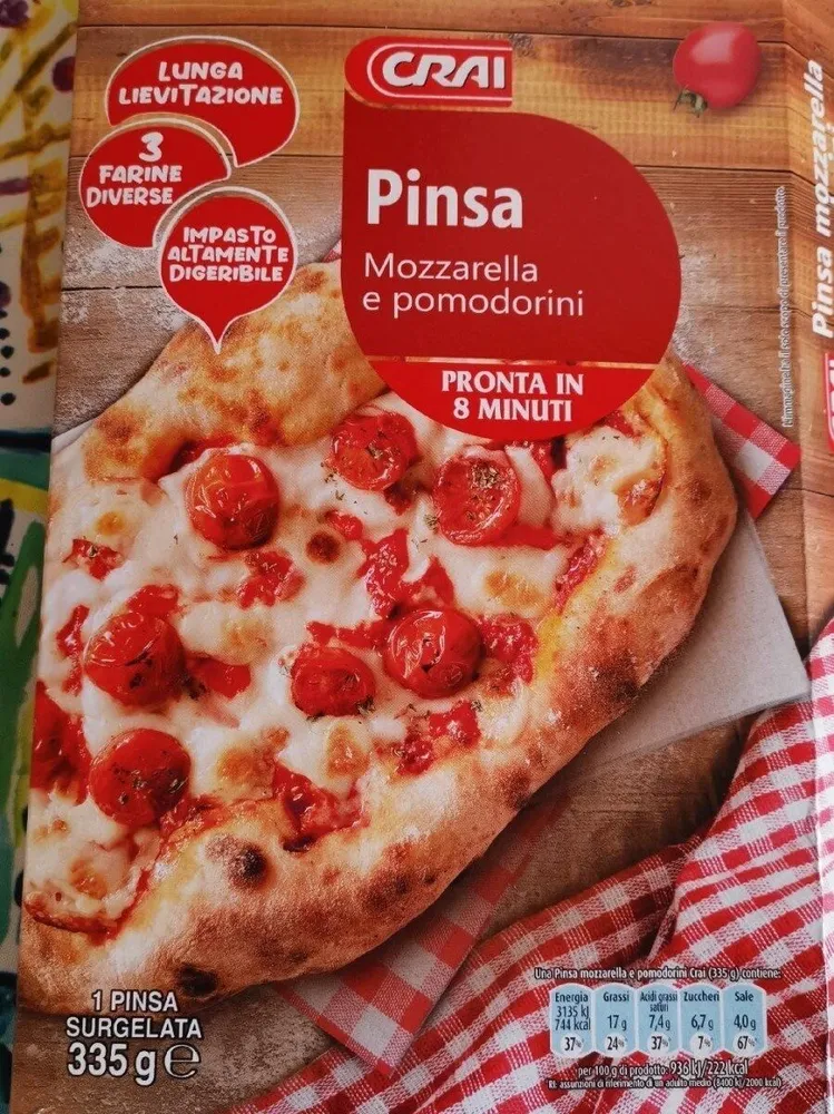 Pinza con Mozzarella e pomorini