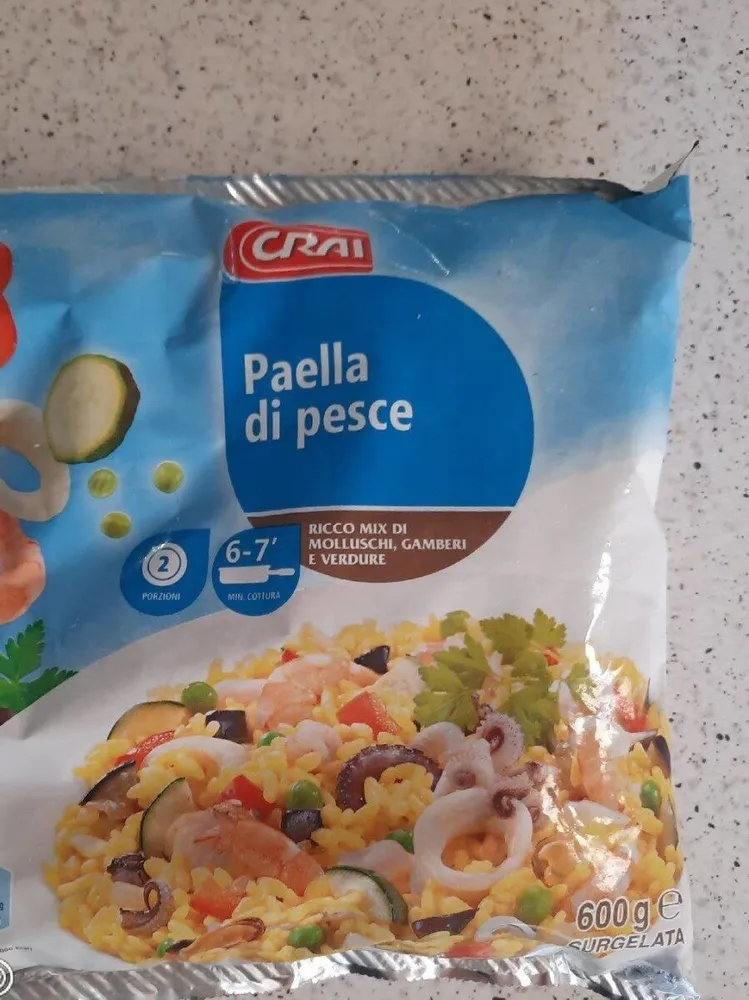 Paella di pesce