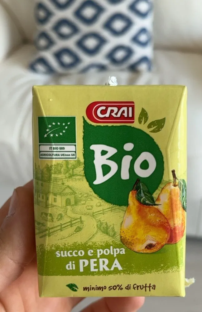 Succo e polpa di pera