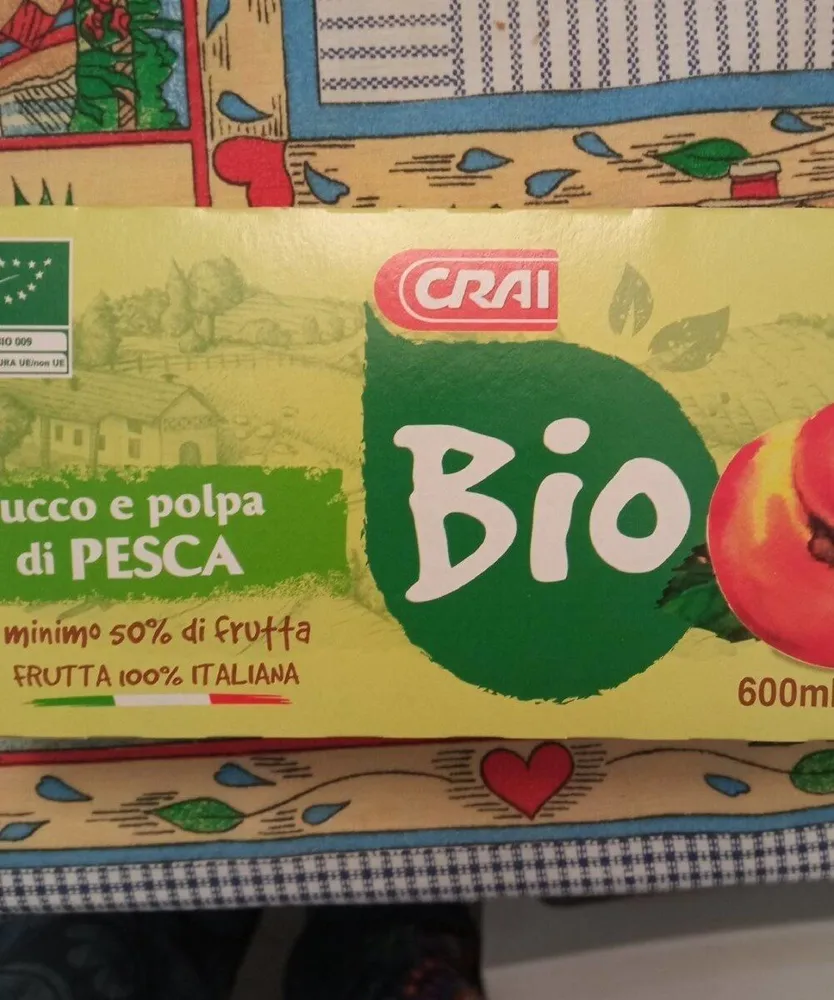 Succo pesca bio