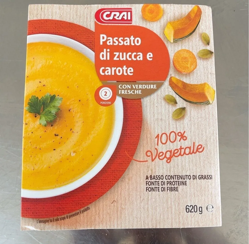 Passato di zucca e carote