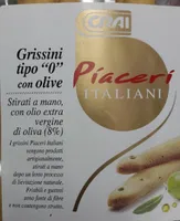 Grissini tipo 0 con olive