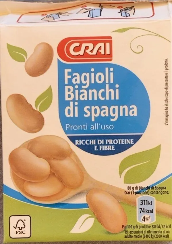 Fagioli bianchi di spagna