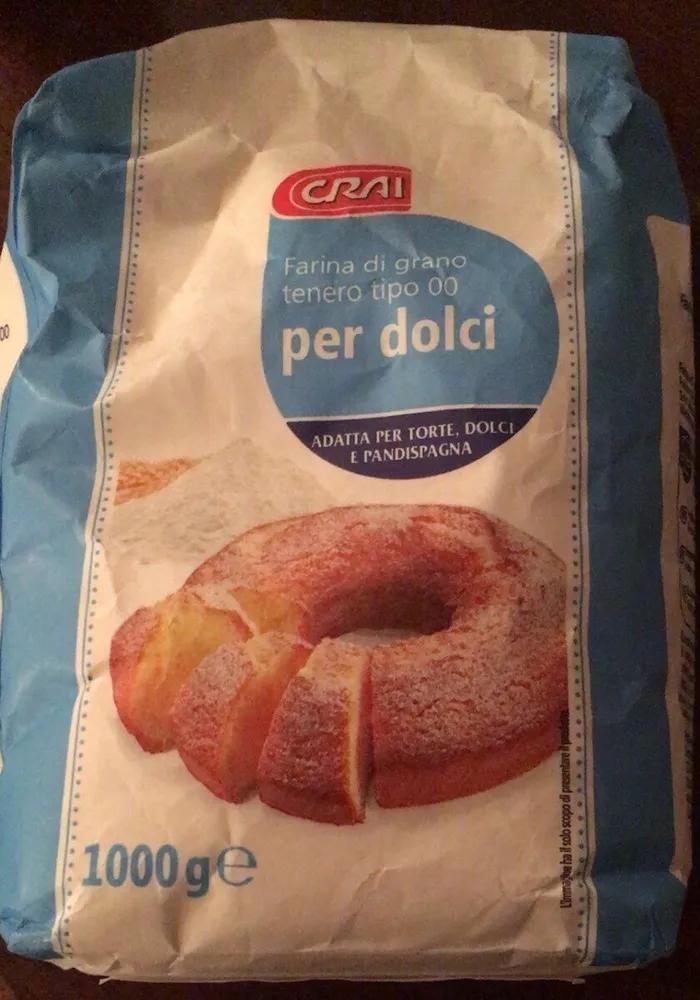 Farina di grano tenero tipo 00 per dolci